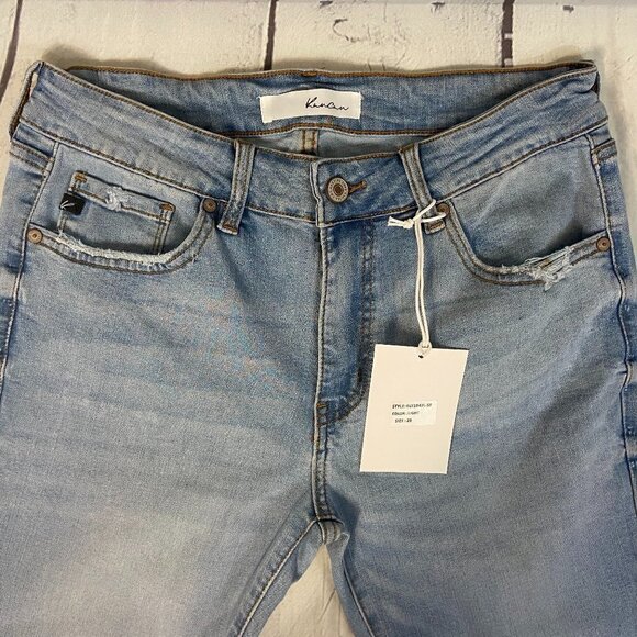 KanCan Women's Jeans Size 29 (28 x 26) Light Wash Mid Rise ELY1042L-SF NWT - Picture 5 of 9